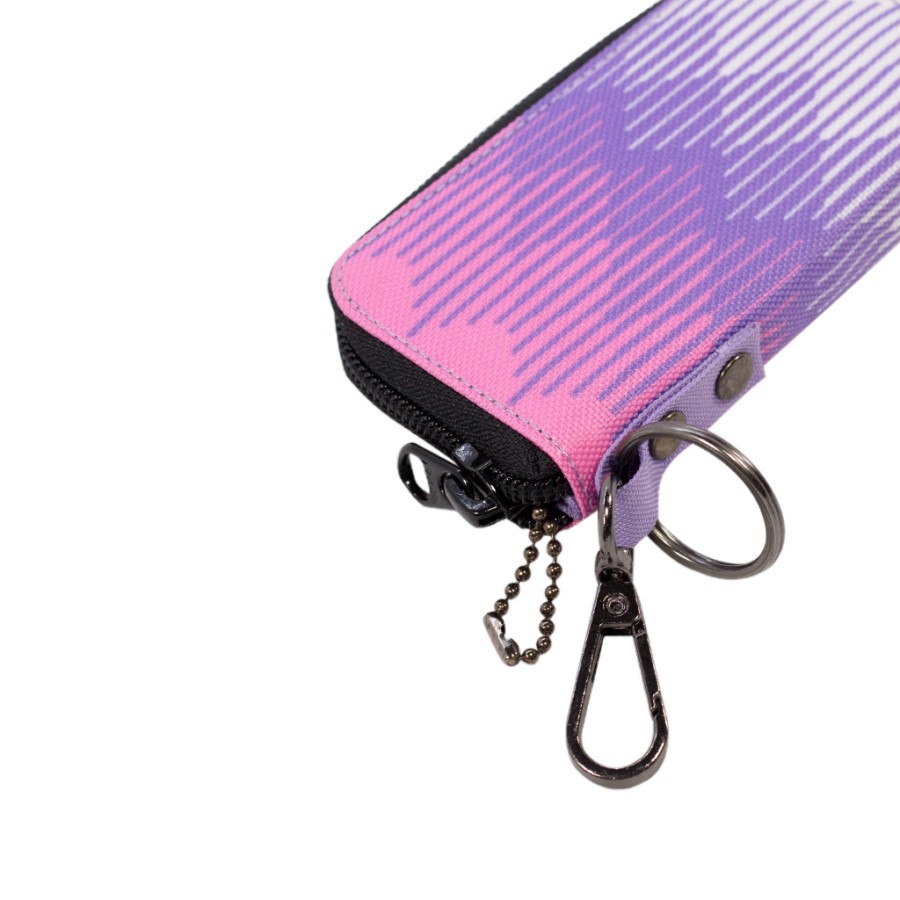 Dompet STNK - Dompet STNK Mobil - Dompet kunci STNK - Dompet Kunci keyless mobil - Gantungan motor - Gantungan kunci mobil - Gantungan kunci STNK 2 slot - Gradasi ungu - DS56