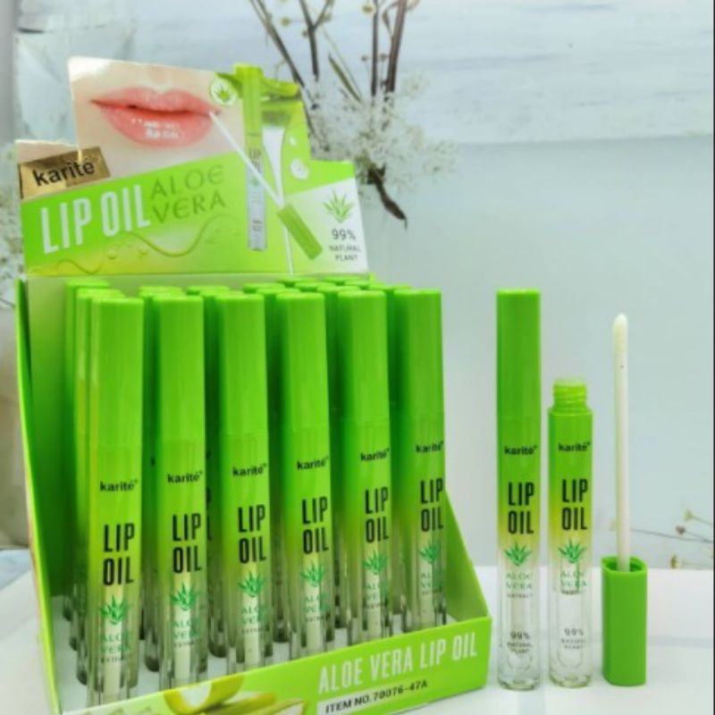 LIP OIL KARITE ALOE VERA EXTRA 99% MOISTURIZING SMOOTH PELEMBAB BIBIR NO. 70076