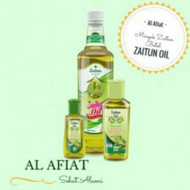 Zaitun Oil Extra Virgin Olive Oil EVO 350 ml Al Afiat Curah