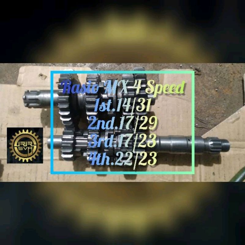 Rasio Racing Jupiter MX 4 Speed Racing Drag 201m 1st.14/31; 2nd.17/29; 3rd.17/23; 4th.22/23 Kopling 