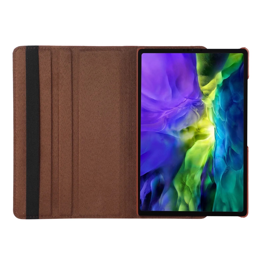 For Samsung Galaxy Tab A8 10.5 (2021) SM-X200 SM-X205 Fashion360° Rotating Stand Flip Leather Case Tablet Penutup Pelindung Shockproof