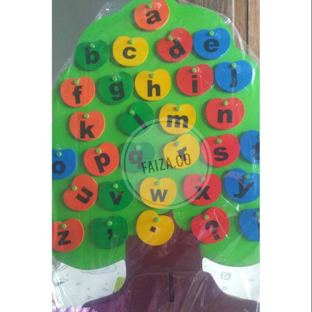 Mainan edukasi Pohon huruf