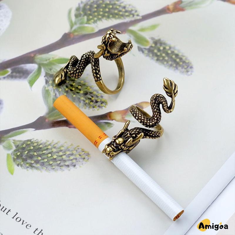 Cincin Holder Rokok Bentuk Naga Untuk Hadiah - AG2