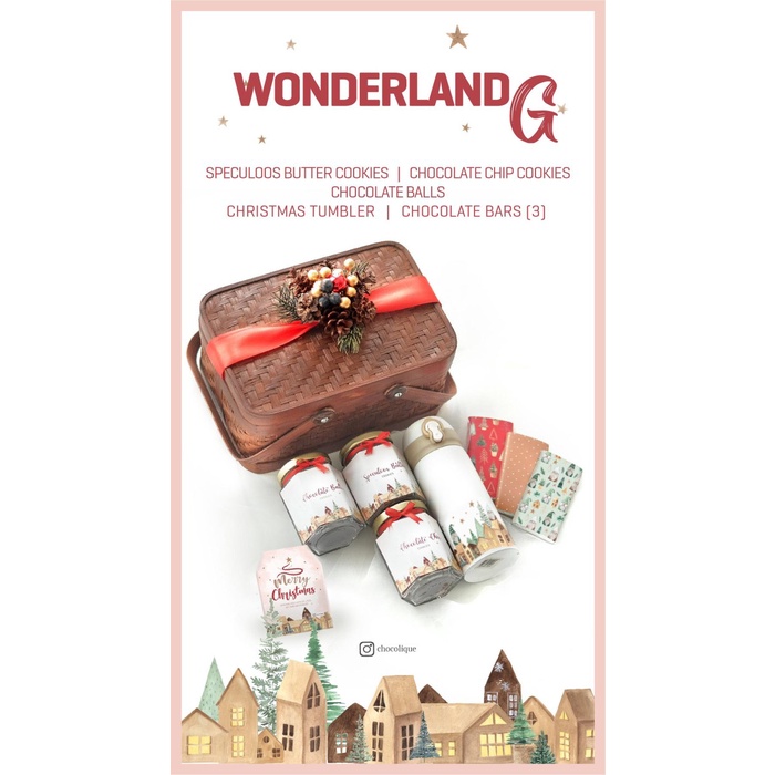 

Bf301Gf Wonderland G Hampers Parcel Natal - Tanpa Paperbag Gdfd601A