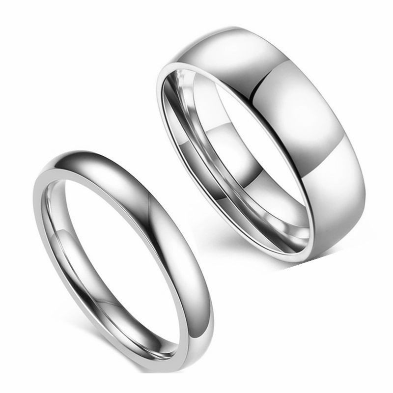 [BEST SELLER] Cincin Couple / Tunangan / Nikah / Pasangan / Titanium Cocok untuk hadiah