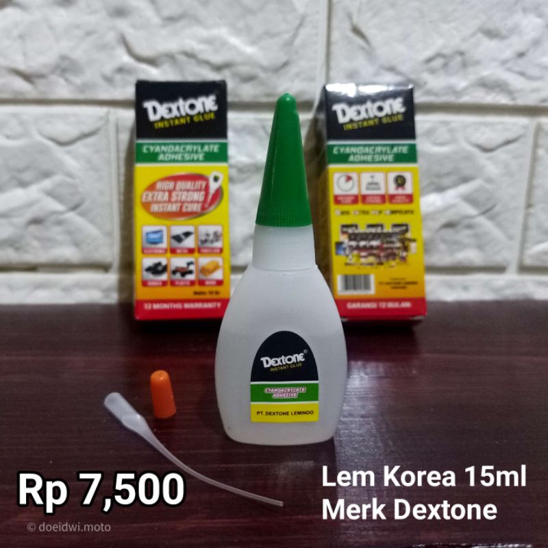 Jual Lem Korea Lem Tetes Dextone Lem Kayu Besi Shopee Indonesia