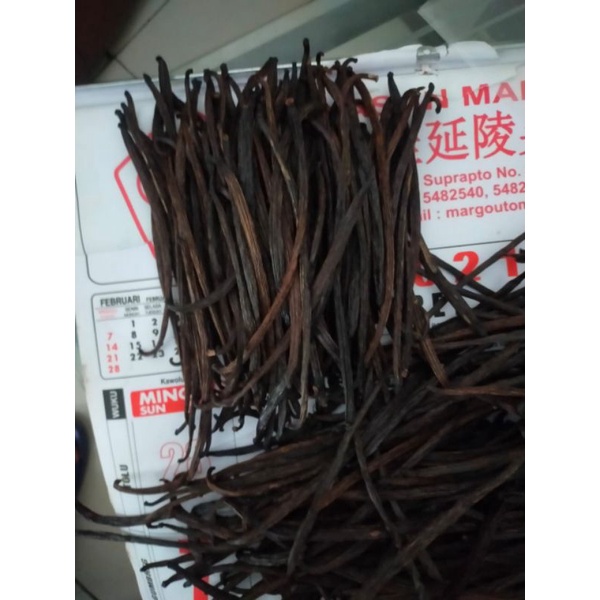 

Vanilla Bean Vanila Batang Vanili Kering Grade A Gourmet Planifolia