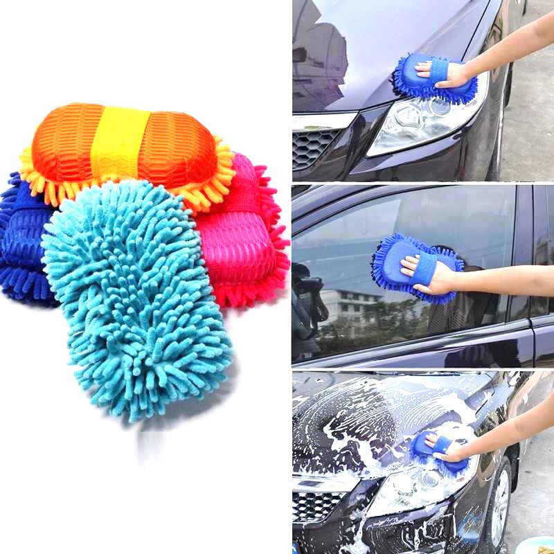 Lap Microfiber Pembersih Kaca Mobil Sarung Tangan Microfiber Cuci Mobil Motor