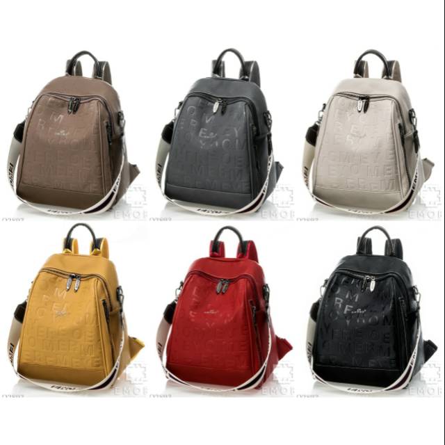 GIBD RANSEL EMORY Myarna Series 09EMO 2893 MULTIFUNGSI TAS RANSEL WANITA IMPORT RANSEL SELEMPANG