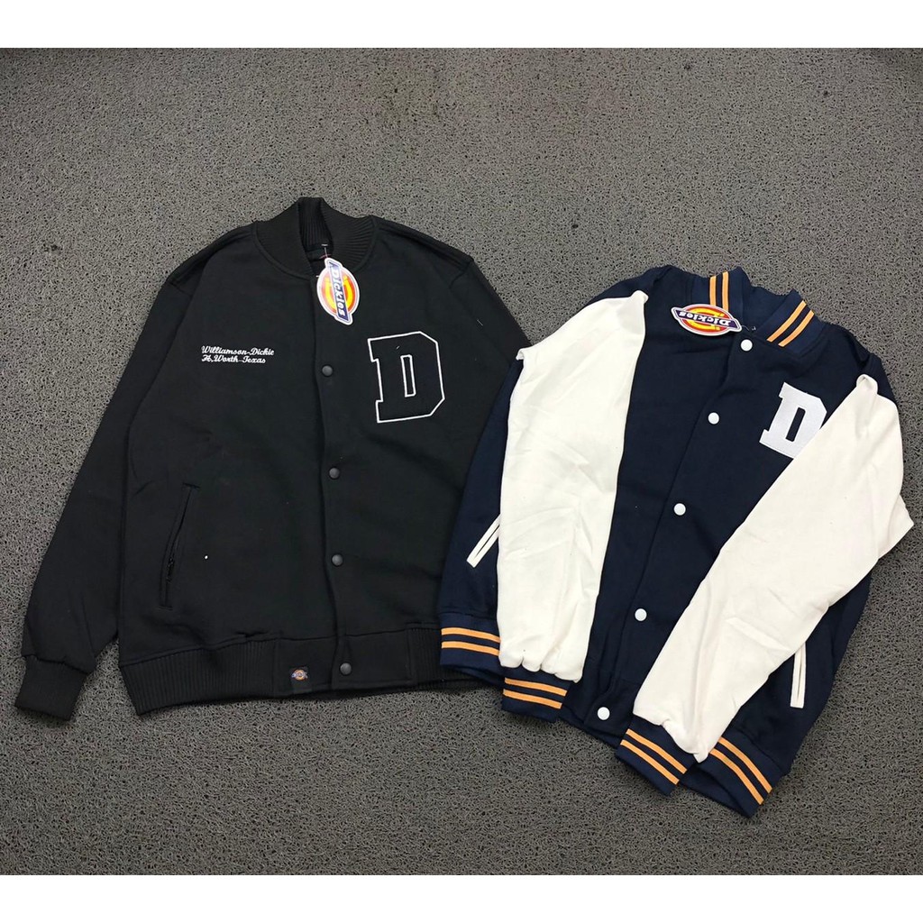 JAKET VARSITY DICKIES LOGO D 2 VARIANTS