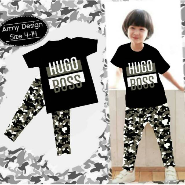 Baju anak London kids set HUGO BOSS untuk umur 2~8 tahun