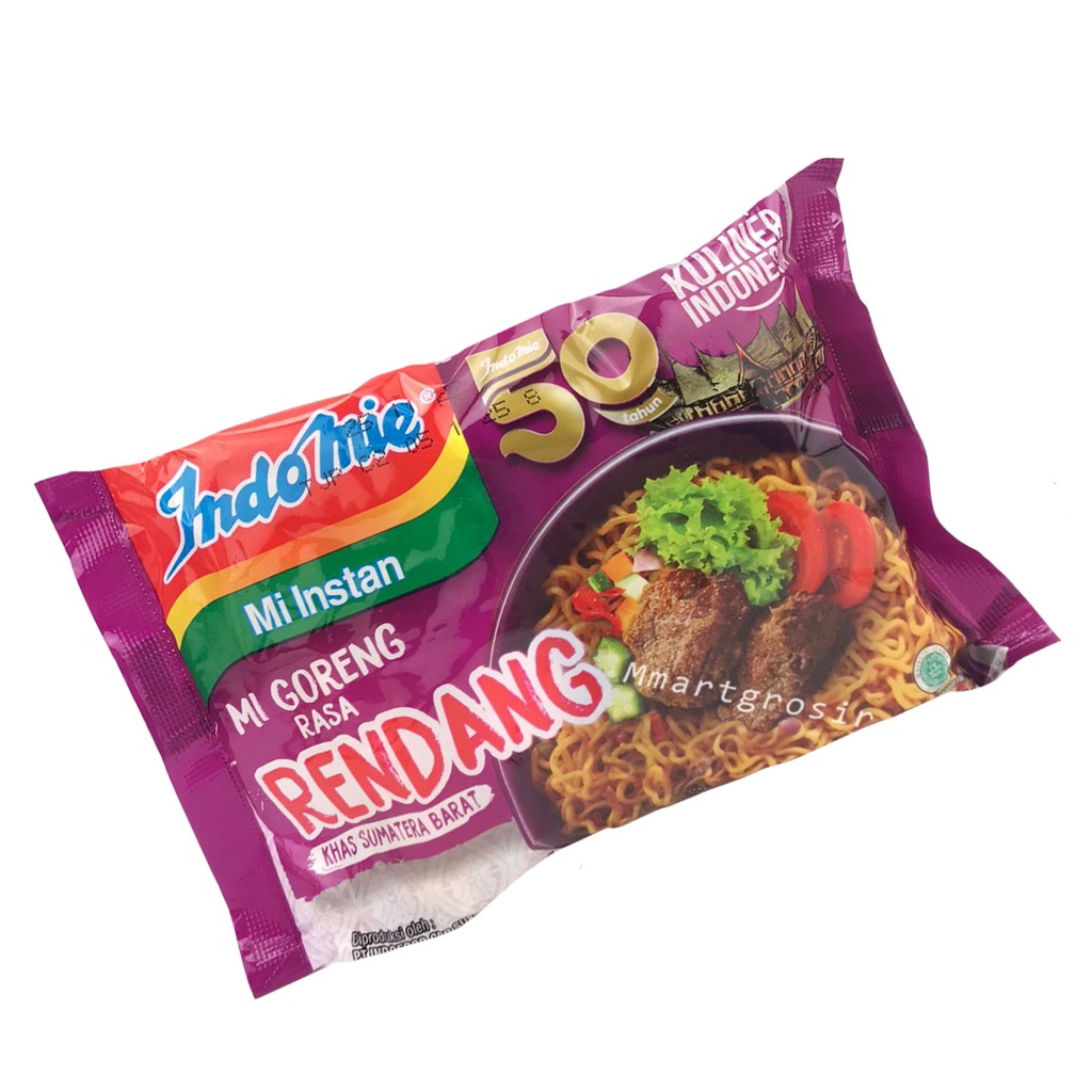 Indomie / Mie Goreng Instan / Mie Goreng Rasa Rendang / 91gr