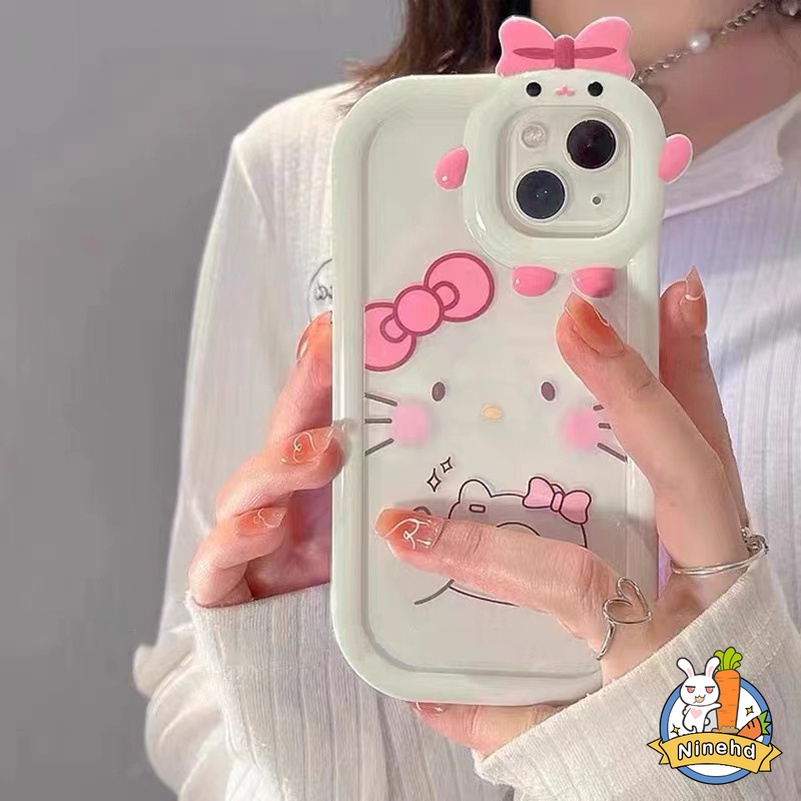 Soft Case Pelindung Lensa Bahan Silikon TPU Bening Tahan Banting Anti Gores Untuk Compatible for iPhone 14 13 12 11 Pro Max Xr Xs Max 8 7 6 6s Plus Kitten Lens Protector Phone Case Clear Silicone Anti-Scratch Soft Case Shockproof Soft TPU Protective Cover