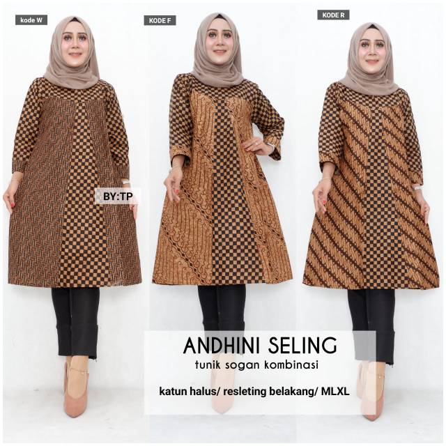 Tunik Batik Sogan