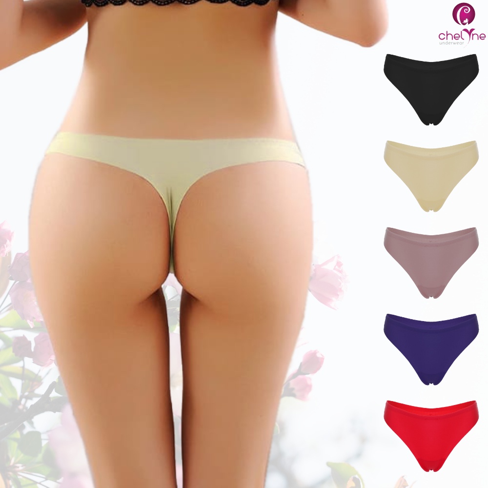 CD G-String Chelyne V6761 Polos Bahan Spandex Lycra Sexy