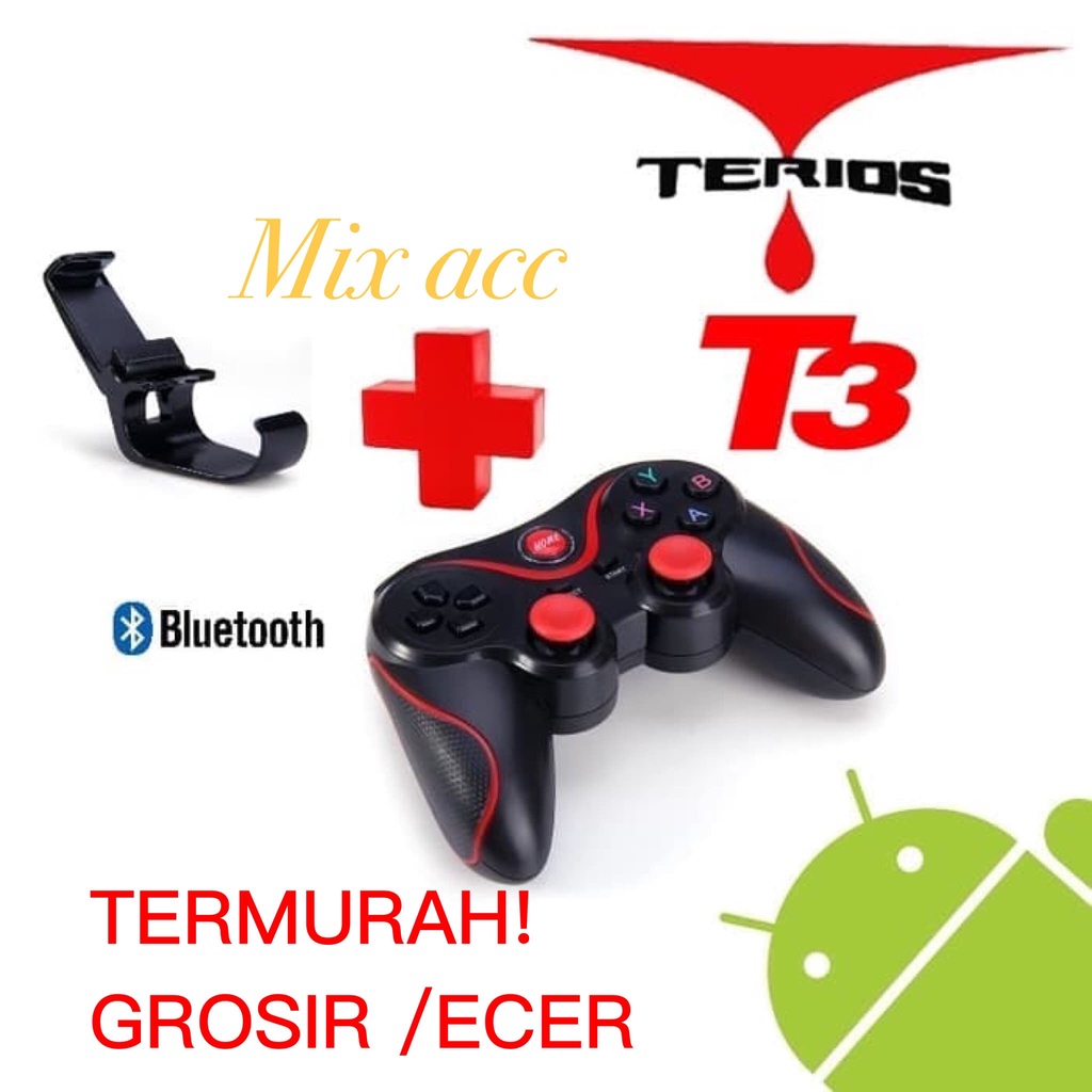 Gamepad Bluetooth Controller for Android Terios T3 With Holder