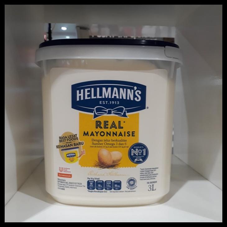 

TERBARUU!! Best food real mayonaise Hellmann's 3L PROMO