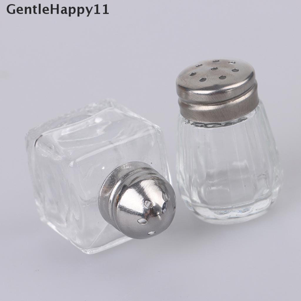 Gentlehappy 2Pcs / Set Mainan Miniatur Botol Bumbu Skala 1: 12 Untuk Dekorasi Dapur Rumah Boneka