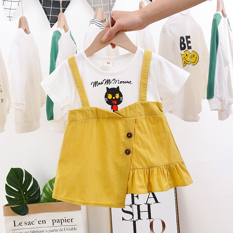 COD Dress Tutu Bayi Perempuan / Dress Fashion Anak Perempuan / Dress Jumpsuit Anak Cewek / Dress Anak Perempuan Import D35