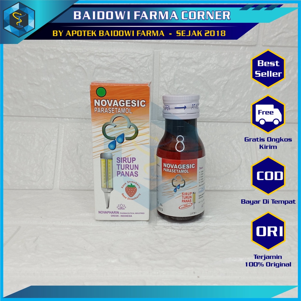 NOVAGESIC SYRUP PARASETAMOL 60 ML