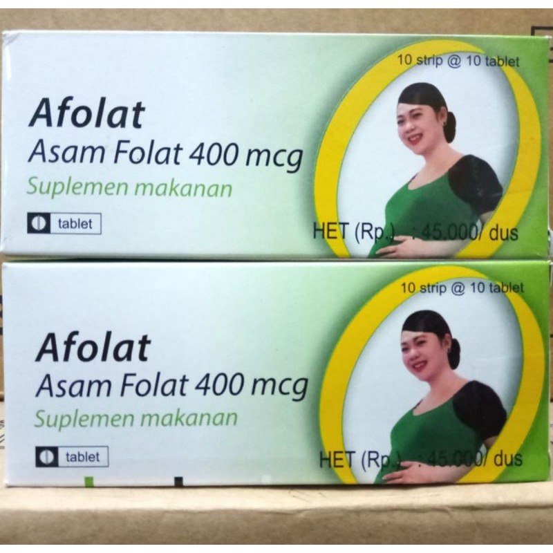 PROMIL Asam Folat 400mcg vitamin ibu hamil Afolat per strip