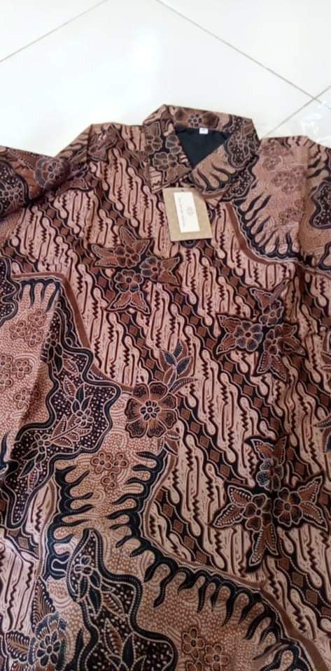 Indralaya Kemeja Batik Pria Full Furing Bahan Katun Sragenan