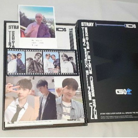 Polaroid Han 4 cut film han, hyunjin Stray kids Go Live