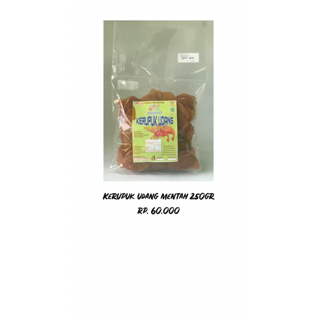 

KERUPUK UDANG MENTAH 250gram