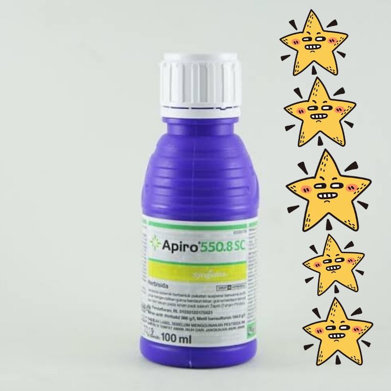 herbisida padi Apiro100ml dan 250ml