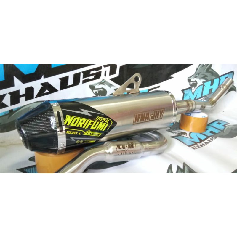 Knalpot norifumi racing crf, klx, wr155, dtracker, klx mp/tiger