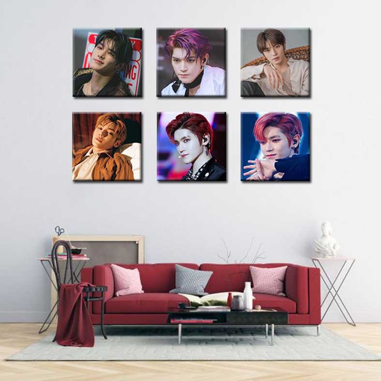 [DECOR] TAEYONG-NCT poster tempelan Pajangan hiasan dinding kayu