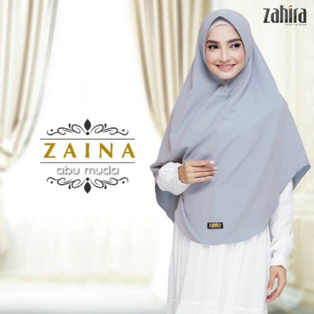 Khimar Zaina Original Zahira Hijab - Bergo Jilbab Instan Syari