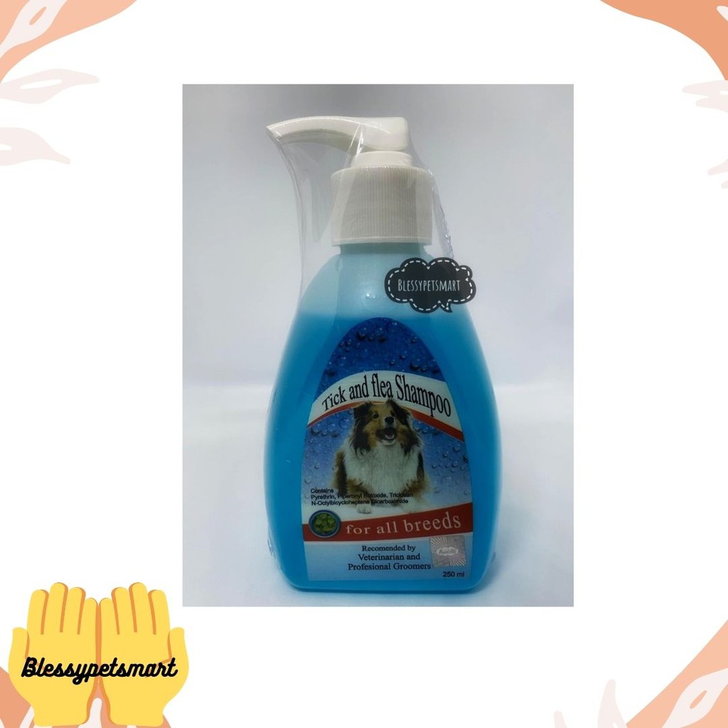 Shampoo anjing / shampoo kutu anjing / tick and flea shampoo 250ml