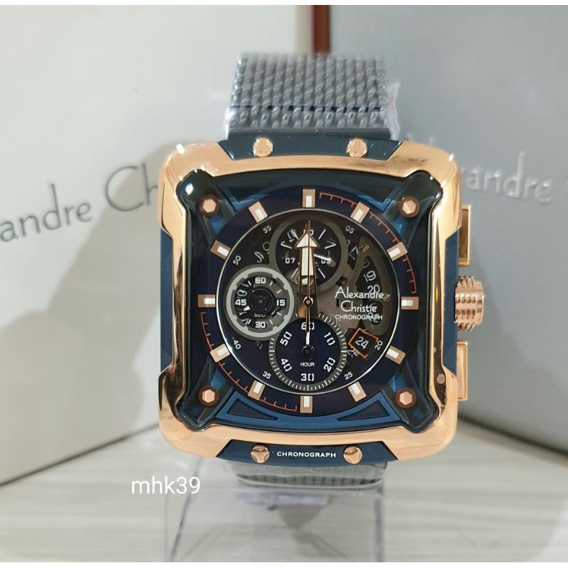 JAM TANGAN PRIA ALEXANDRE CHRISTIE AC3039MC ROSEGOLD