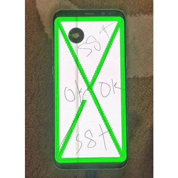 LCD SAMSUNG S8 PLUS S8+ BEKAS LAYAK PAKAI ORIGINAL COPOTAN