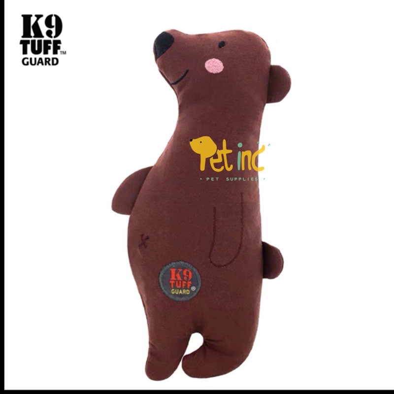 K9guard forest series honey bear squeaky toy