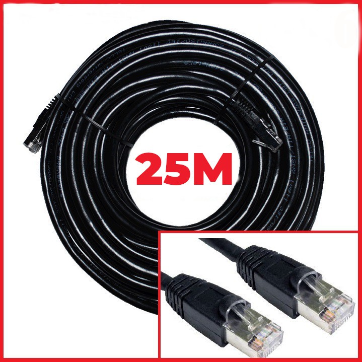 Kabel LAN Outdoor FTP CAT5E panjang 25m