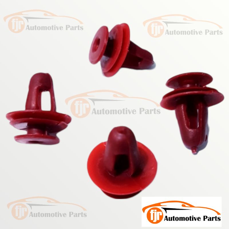 Kancing Klip Harbot Merah Universal (isi 15 Pcs)
