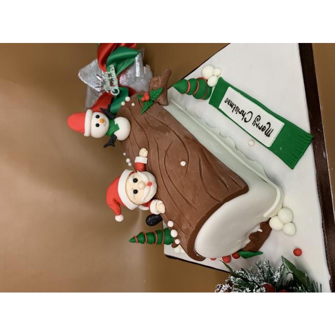 

XMAS FONDANT CAKE | KADO XMAS | PARCEL PARSEL MURAH | HAMPERS NATAL DF161DSD