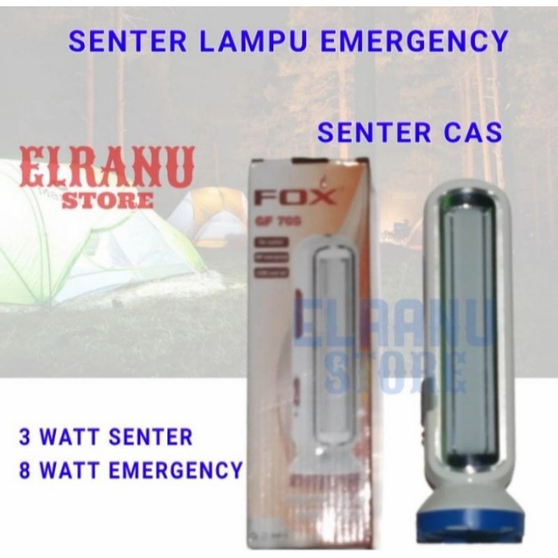 SENTER CHARGER DAN LAMPU EMERGENCY