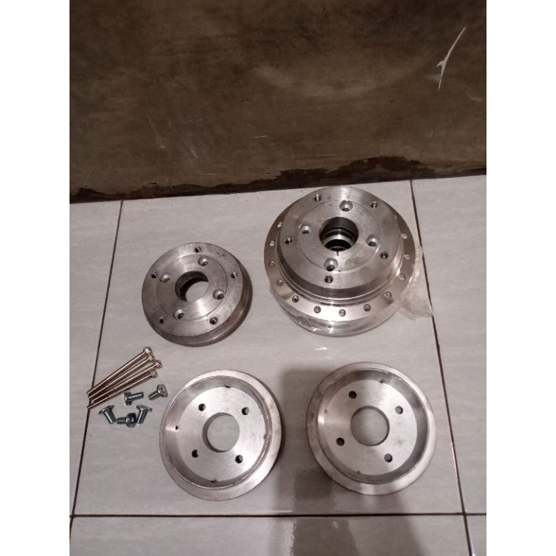 adaptor cakram belakang fiz r  tromol kecil pakai cakram mx king vixion new adaptor disk vixion new 