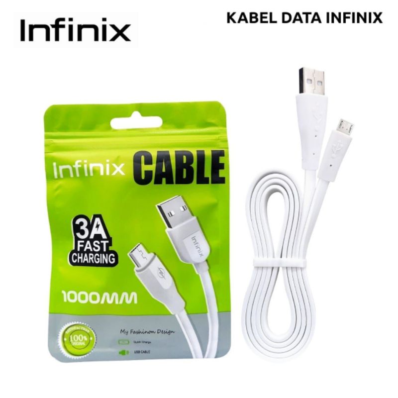 KABEL CHARGER INFINIX MICRO DAN TYPE C 3A FAST CHARHING KABEL DATA INFINIX PREMIUM