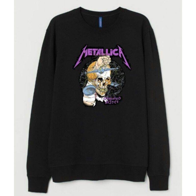 CREWNECK H&M METALLICA SERIES