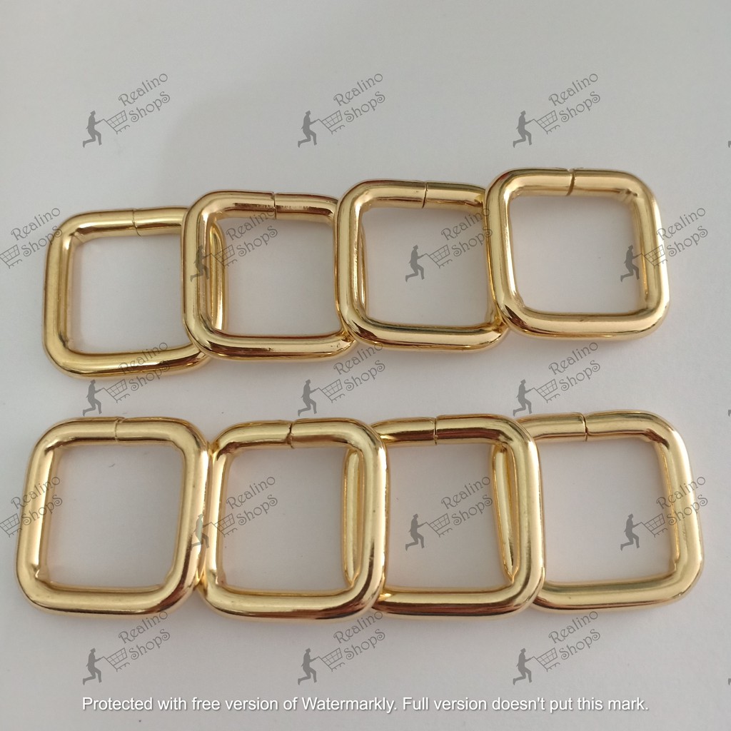 RING KOTAK / SEGI EMPAT - 2CM (KUALITAS TEBAL)