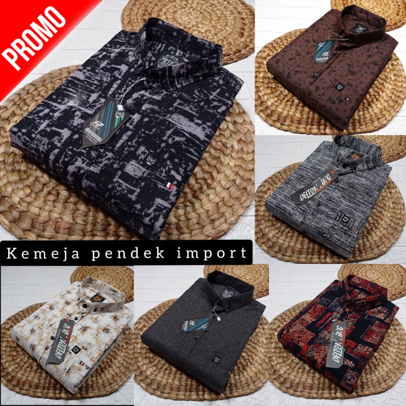 kemeja pria lengan pendek terbaru distro full print terbaru kemeja printing casual distro premium