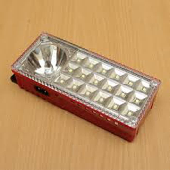 Lampu Emergency 6118 (Charge + Baterai) ~El~Xt1~