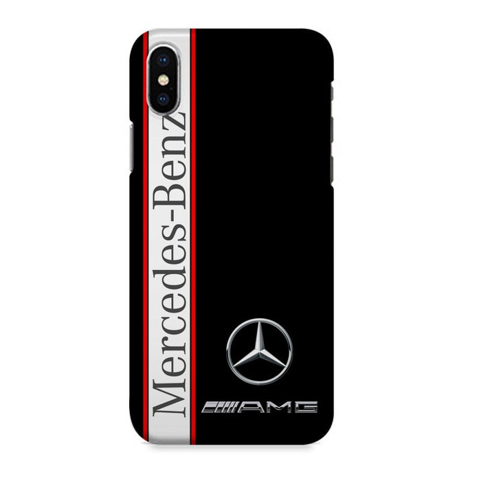 Indocustomcase Hard Case Casing Cover Phone 4 5 6 7 8 X XS 11 12 Plus Mini Pro Max Motif Mercedes Be