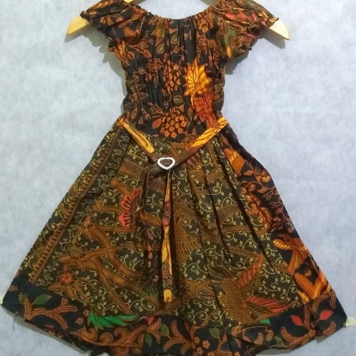 Dress Anak Batik GESPER 2-8 Tahun Termurah