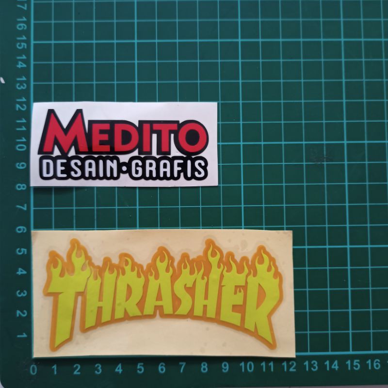 Sticker Cutting THRASHER