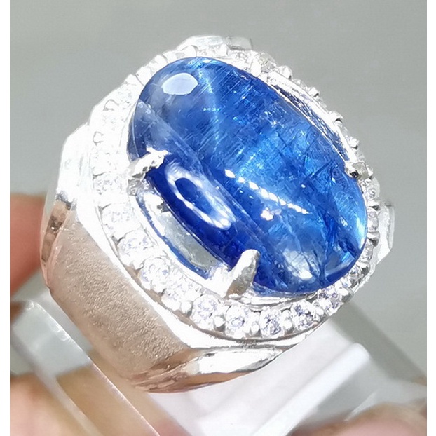 Batu Permata Natural Kyanite Biru Safir Australi